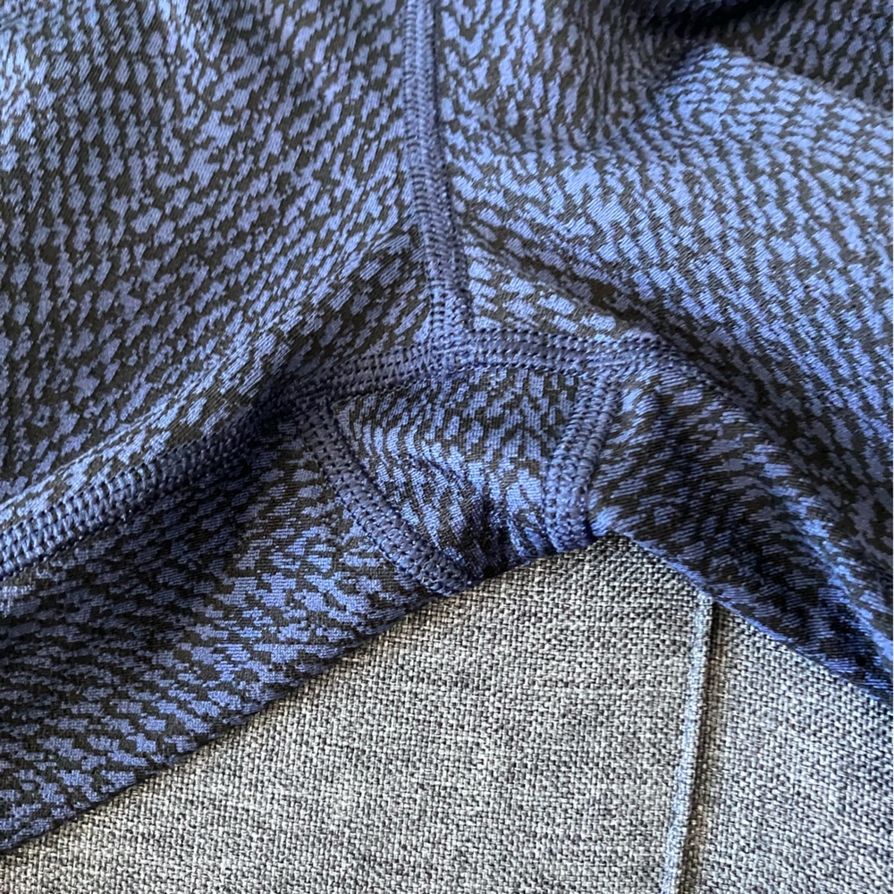 ATHLETA Blue/Black Ranier High Rise Textured Legging Size S - Picture 13 of 16